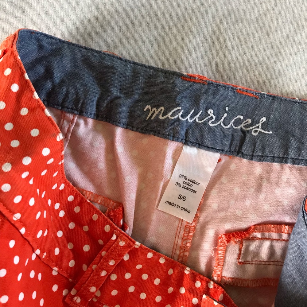 Maurice’s // Polka Dot Shorts, size 5/6 - Picture 3 of 4